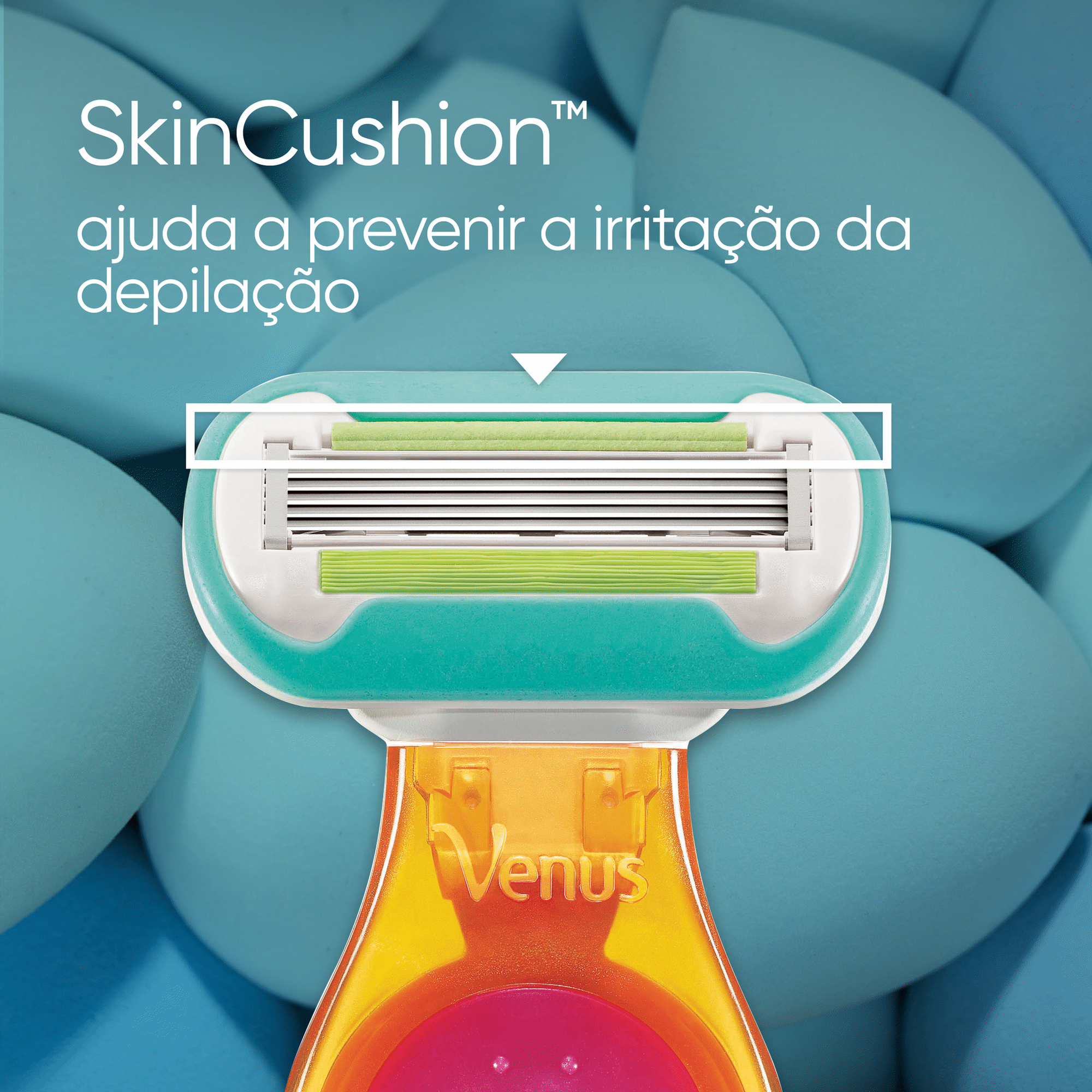 Máquina Depilatória Venus Snap Extra Smooth com 1 Recarga