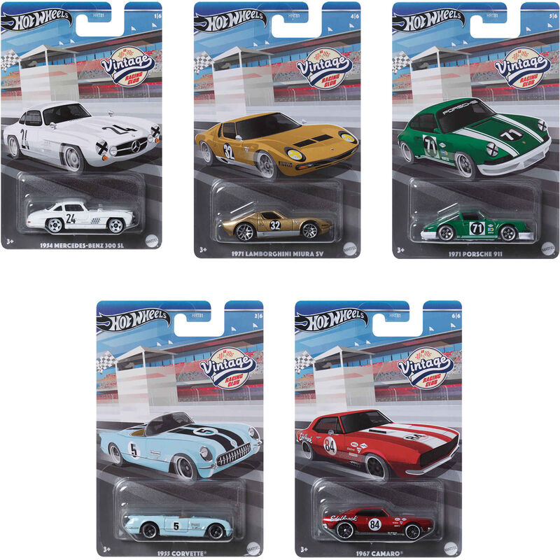 Hot Wheels - Carros Vintage 1:64 (vários modelos)