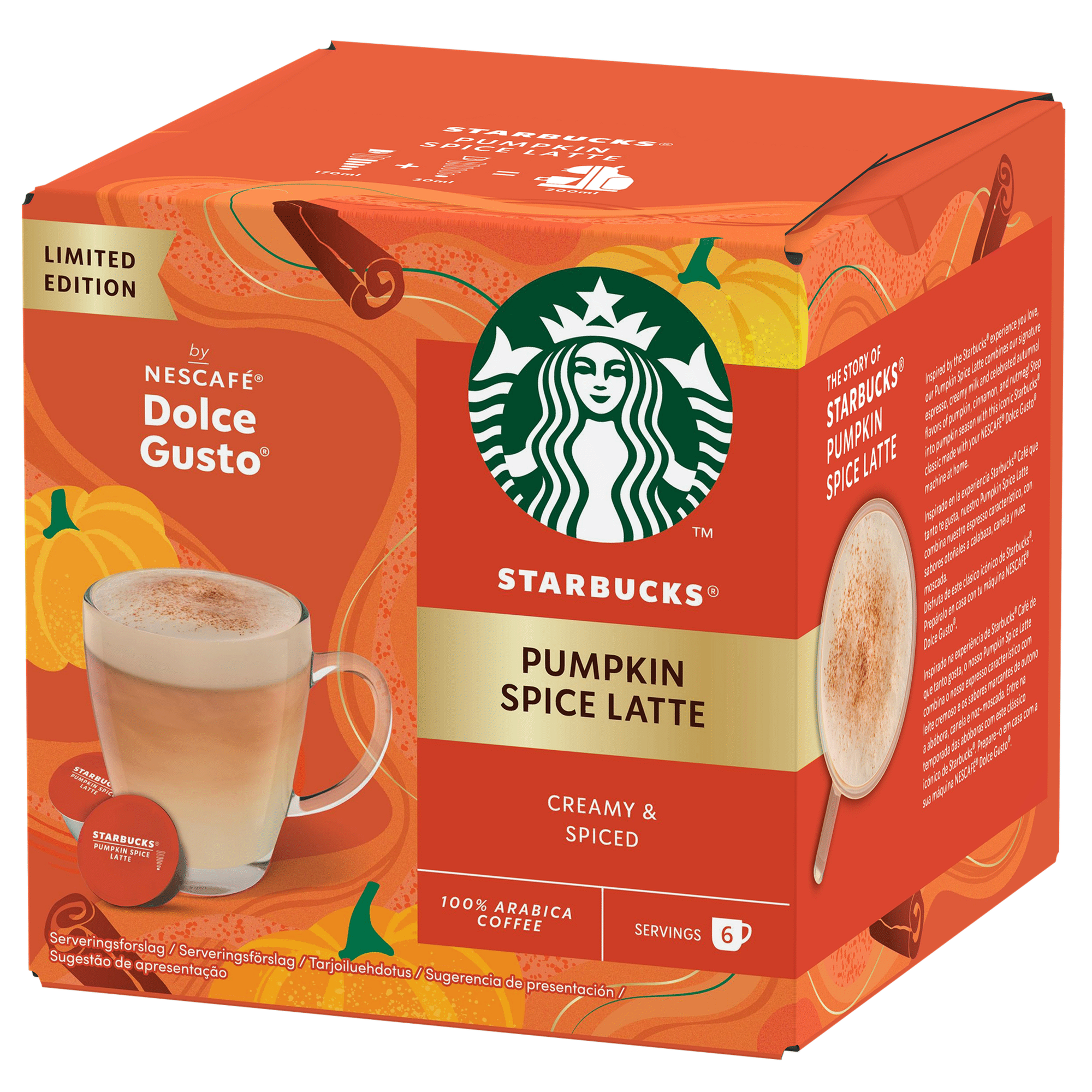 Cápsulas de Café Pumpkin Spice Latte