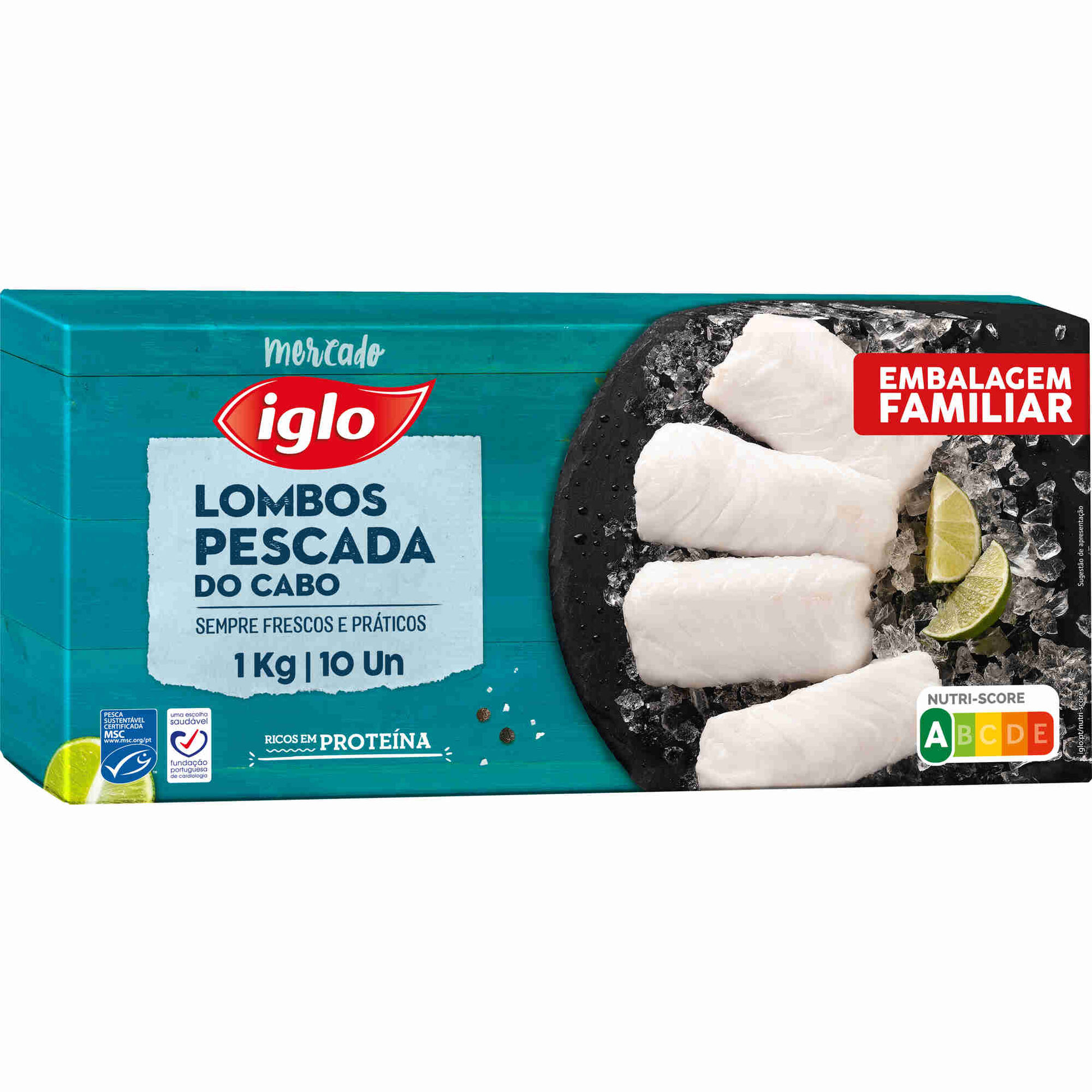 Lombos de Pescada do Cabo Ultracongelada