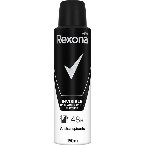 Desodorizante Spray Invisible Black & White Clothes Rexona Men