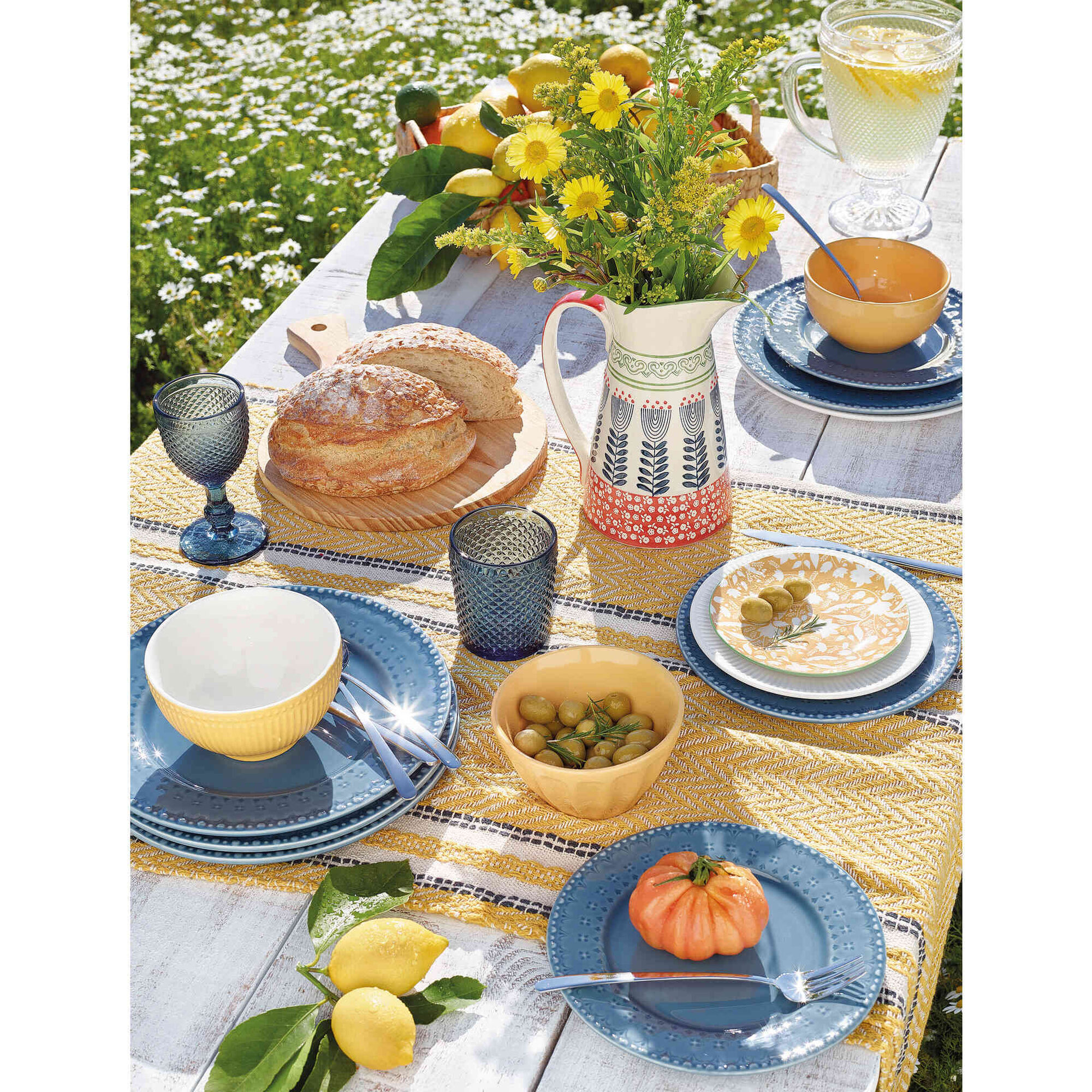 Taça Embossed 630ml Amarela