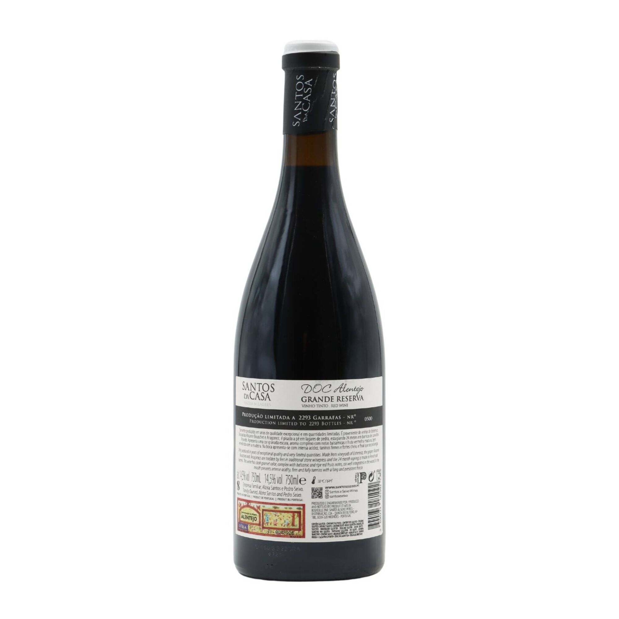 Santos da Casa Grande Reserva Alentejano Vinho Tinto