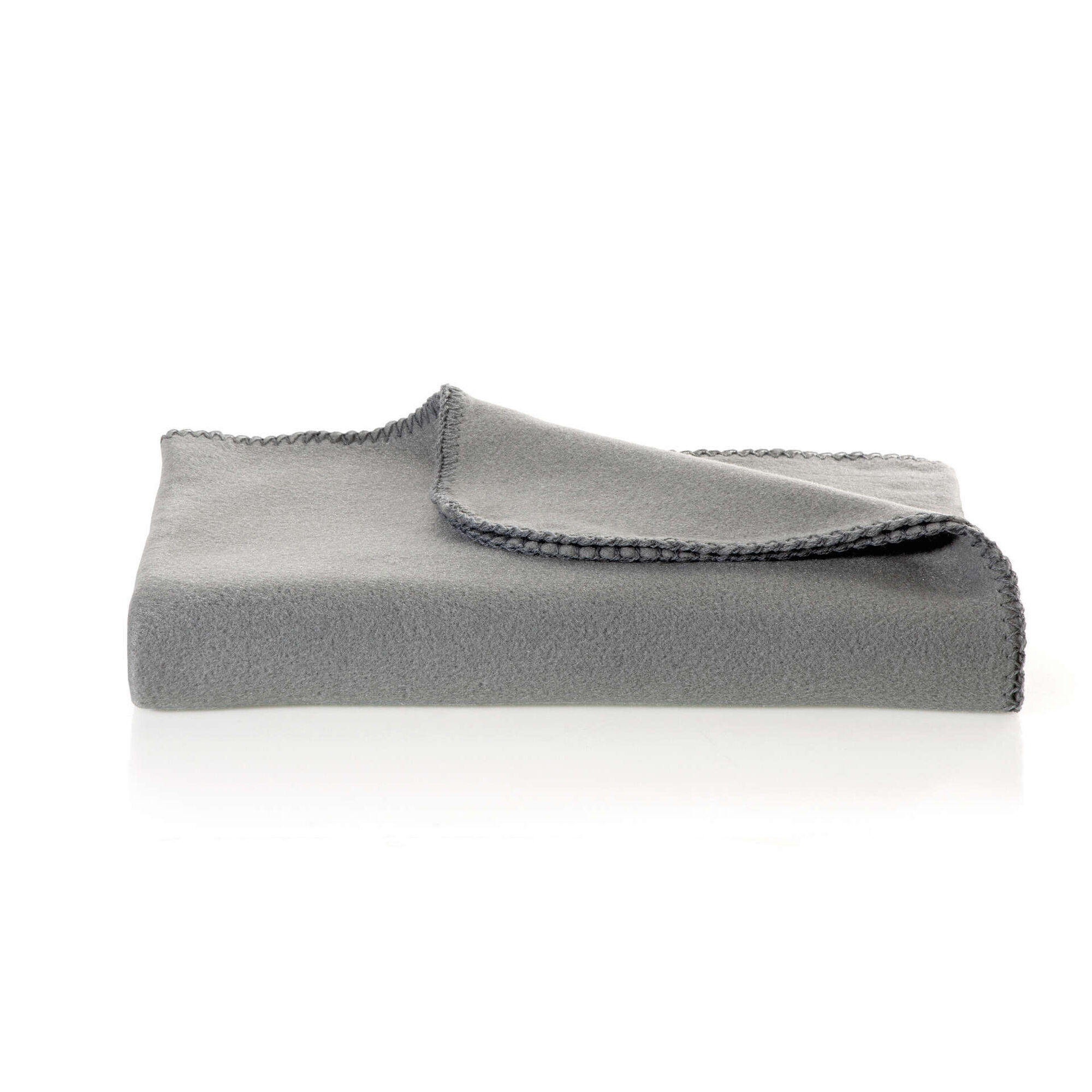 Manta Polar 130x160cm Cinza