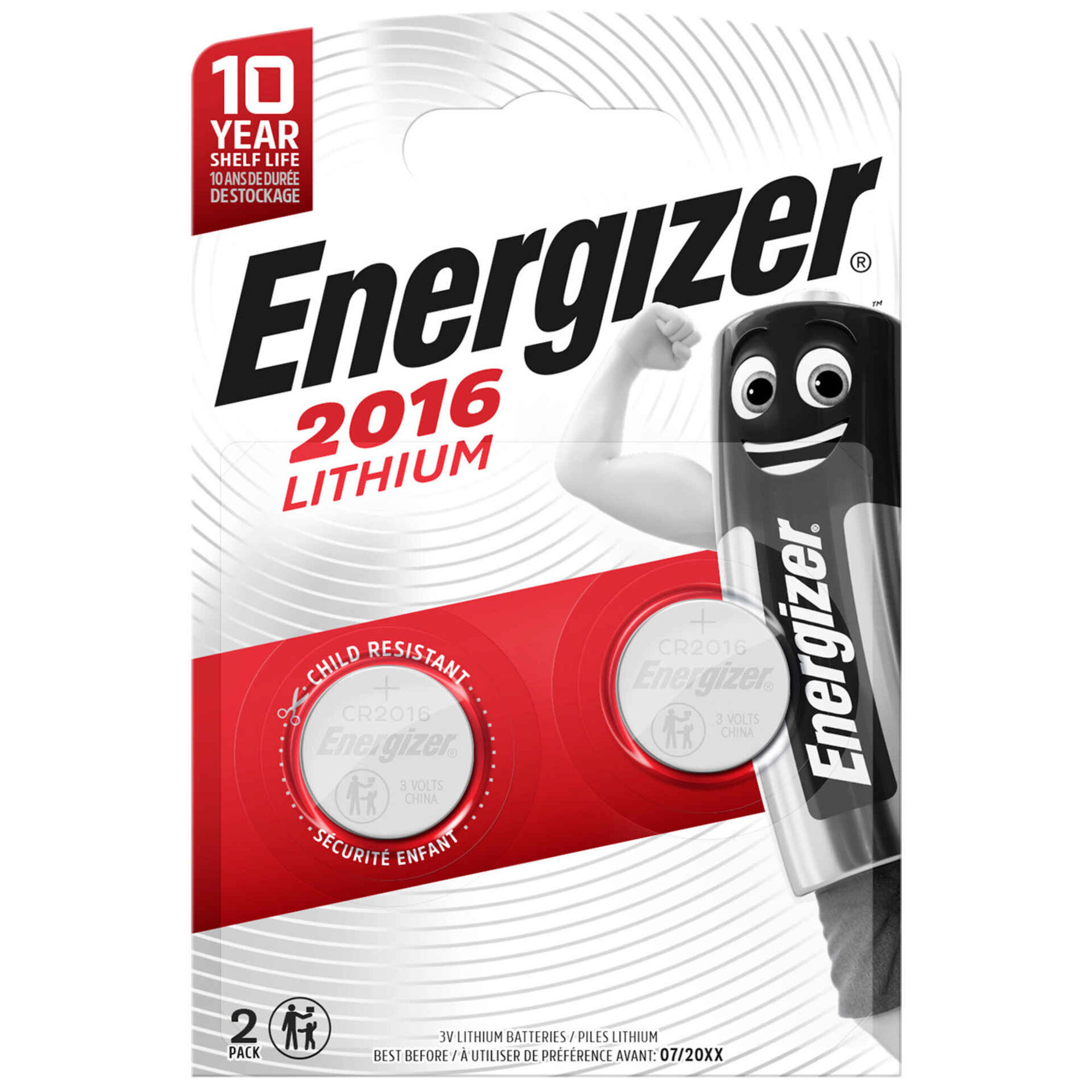 Pilhas CR2016