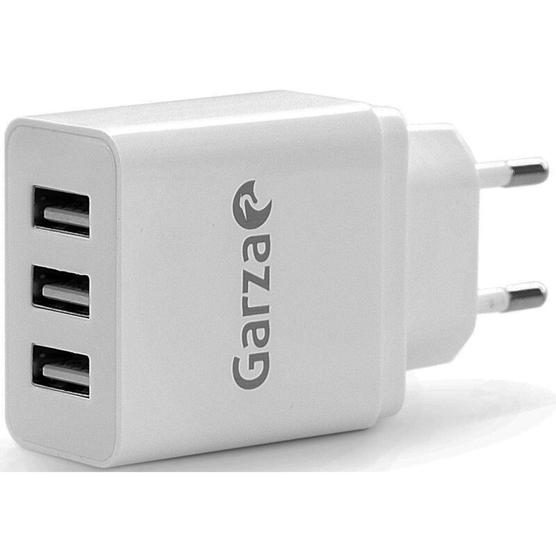 Carregador USB 3 Portas Garza