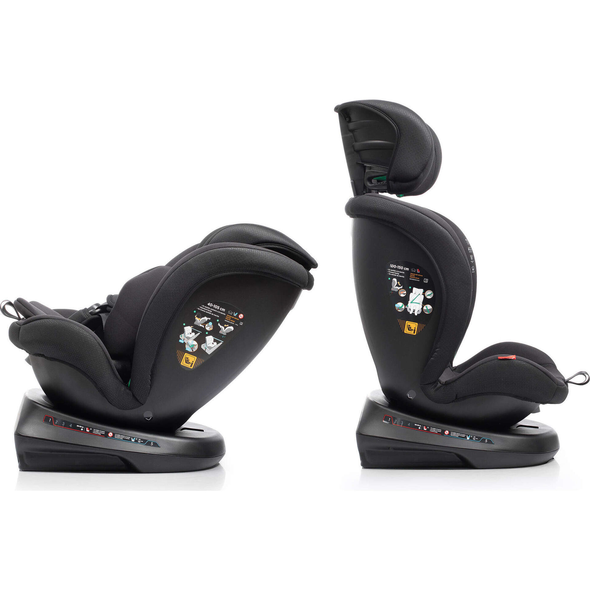 Cadeira Auto I-Size 40-150cm Rotativa Preta Sanna Ibelt Vivitta