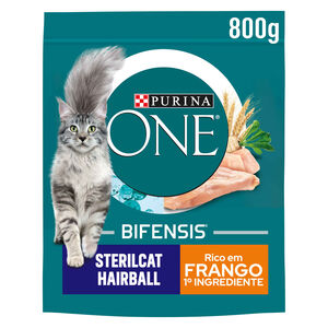Ração para Gato Adulto Esterilizado Bolas de Pelo Frango Purina One