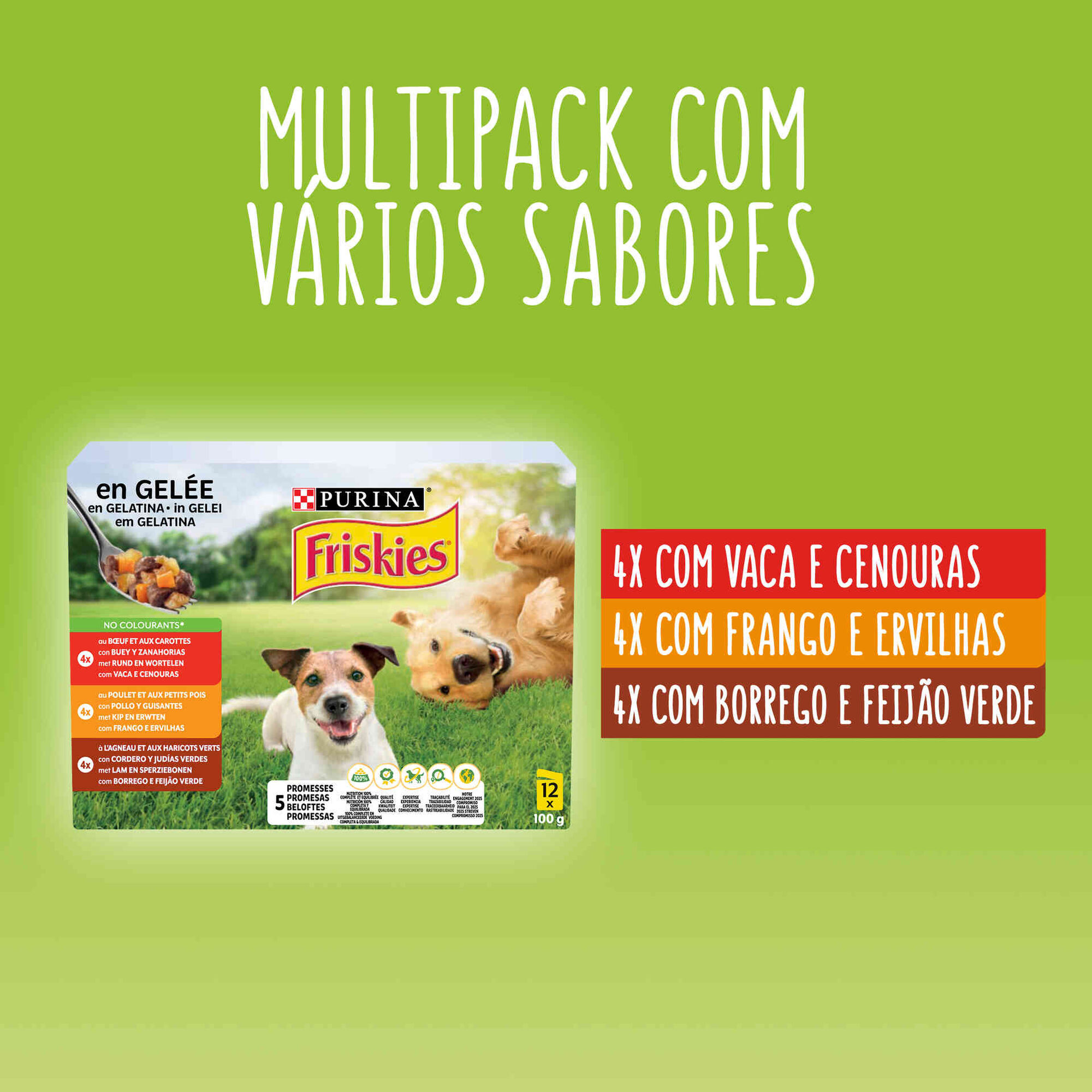 Comida Húmida para Cão Adulto Gelatina Carnes Comida Húmida para Cão Adulto Gelatina Carnes