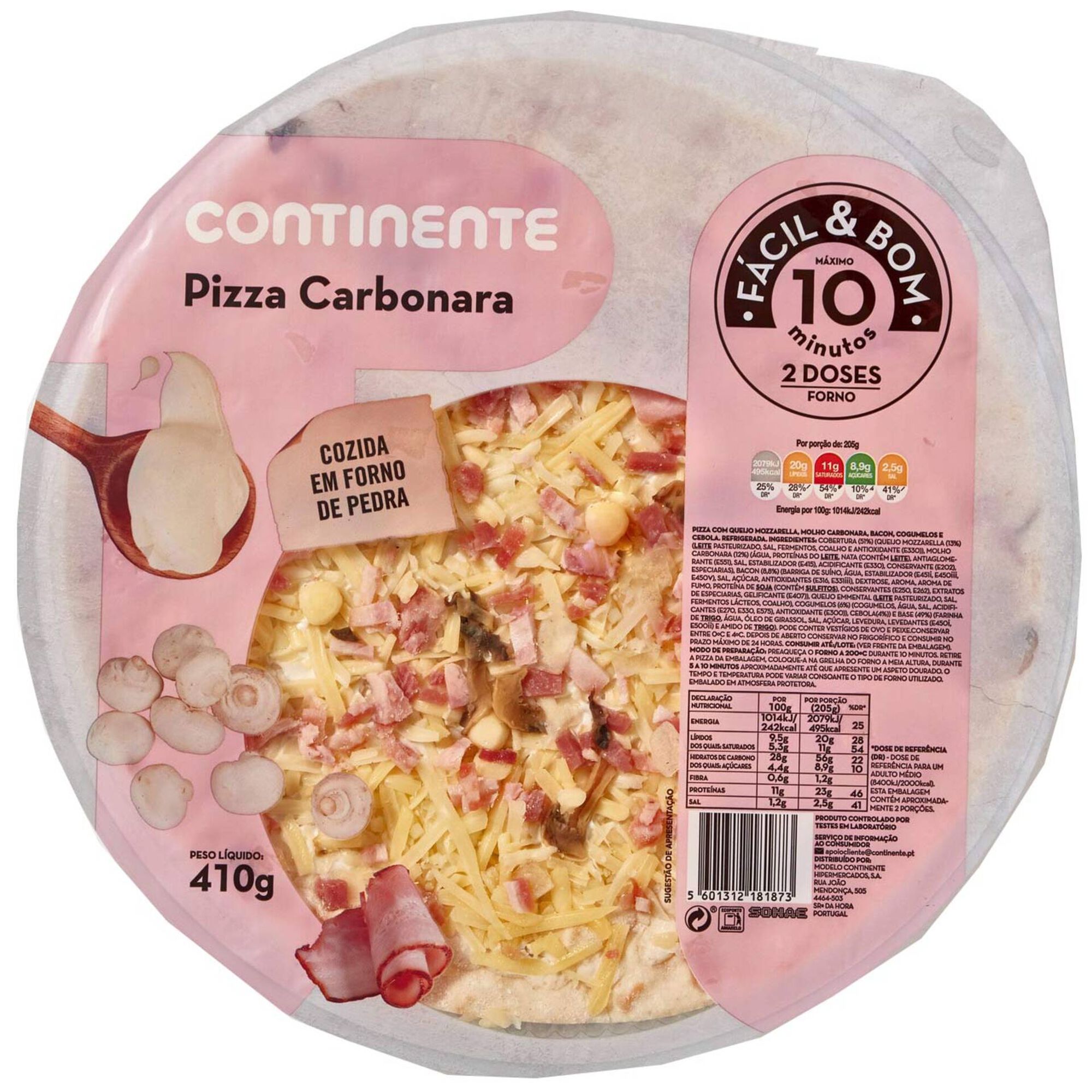 Pizza Fresca de Carbonara