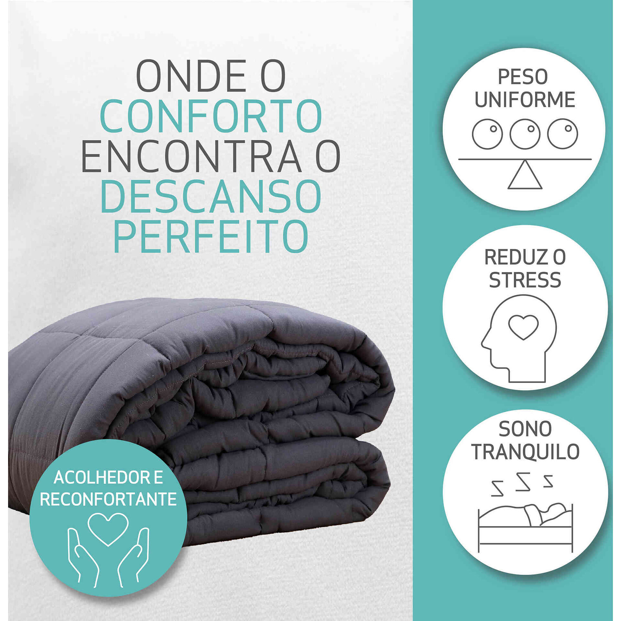 Cobertor Pesado 150x200cm Cobertor Pesado 150x200cm