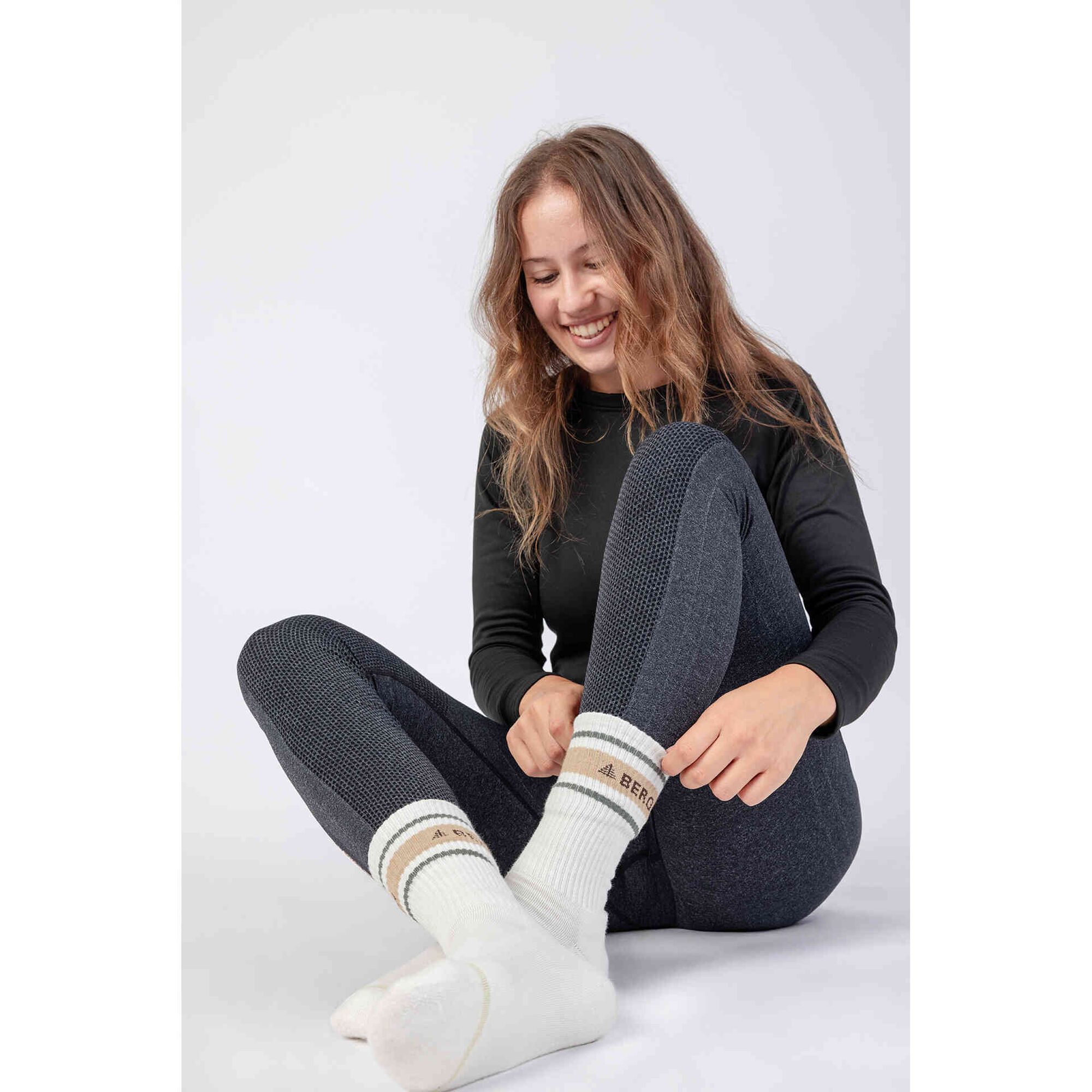 Leggings Seamless L Cinza Mulher Leggings Seamless L Cinza Mulher