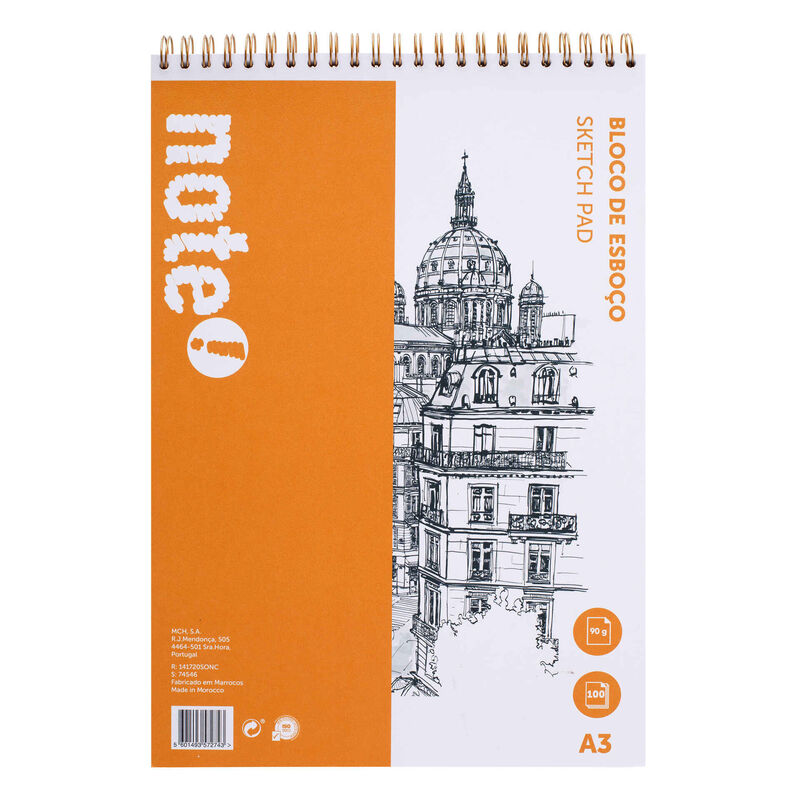 Bloco de Esboço A3 Note!