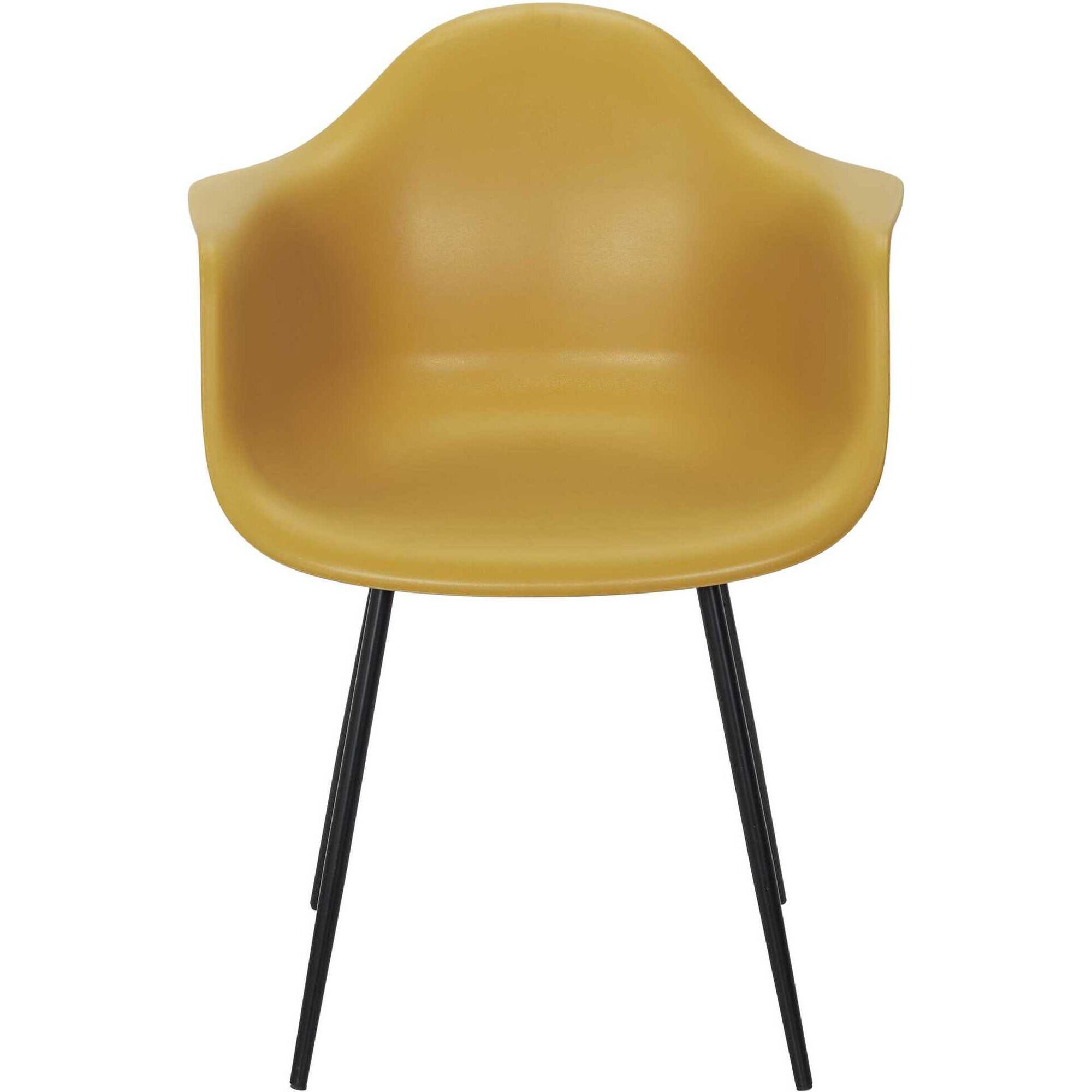 Conjunto de 4 Poltronas Amarela Gustav