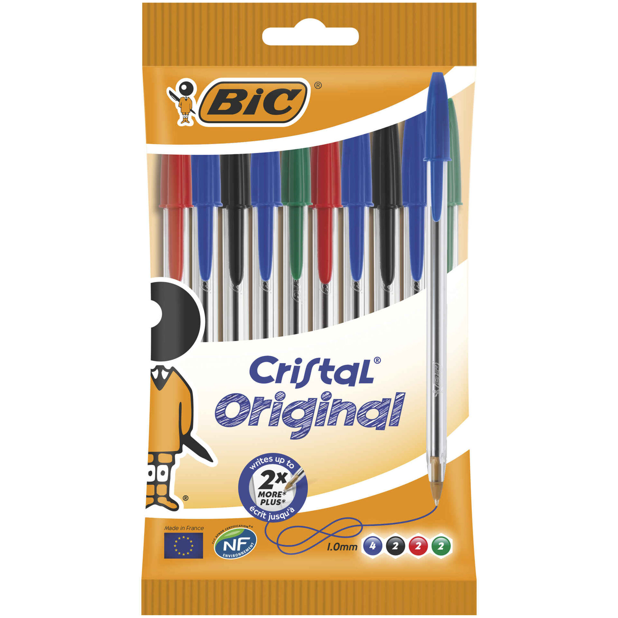 Esferográfica Cristal Original 4 Cores