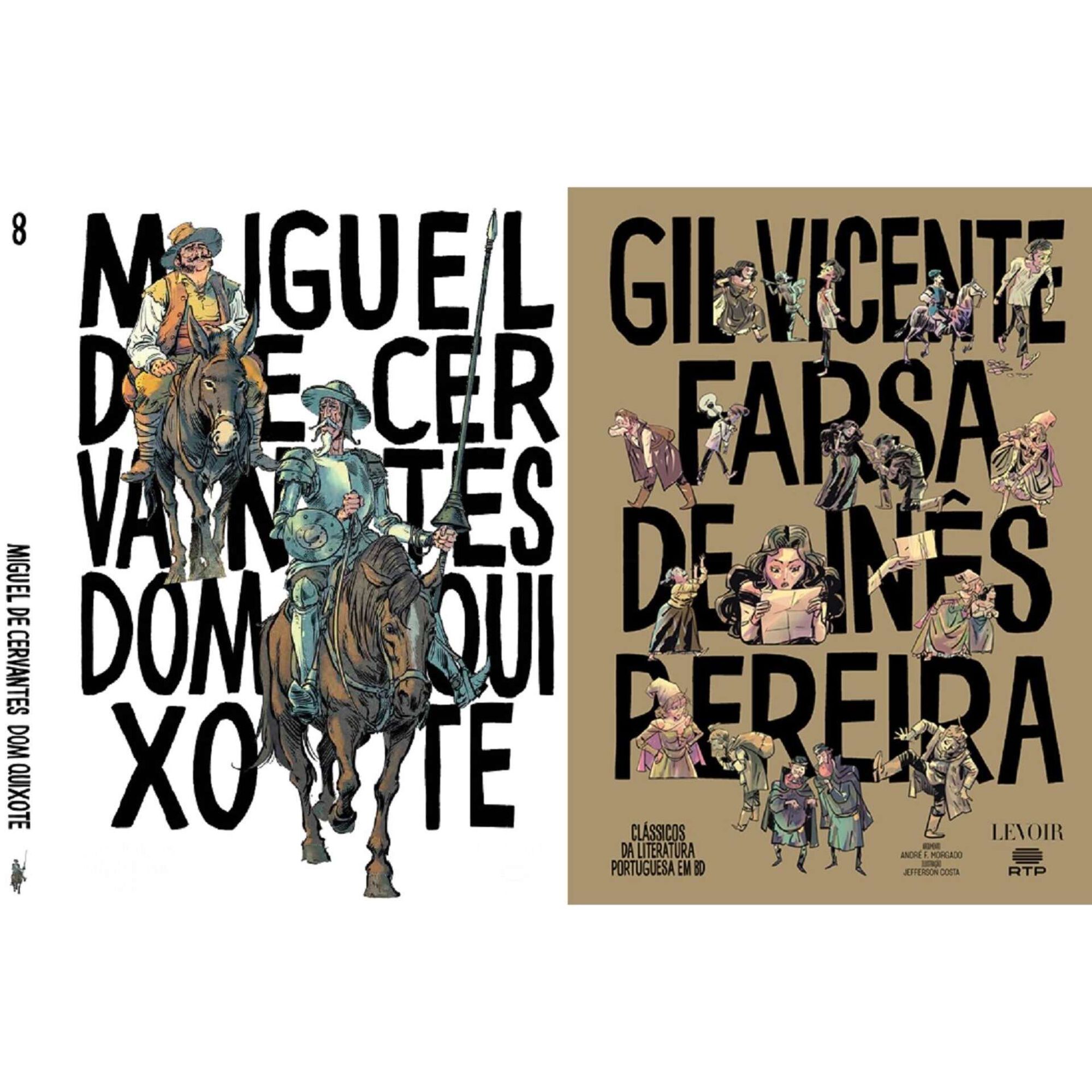 Pack Cl&aacute;ssicos Literatura Bd -Dom Quixote | Farsa de In&ecirc;s Pereira