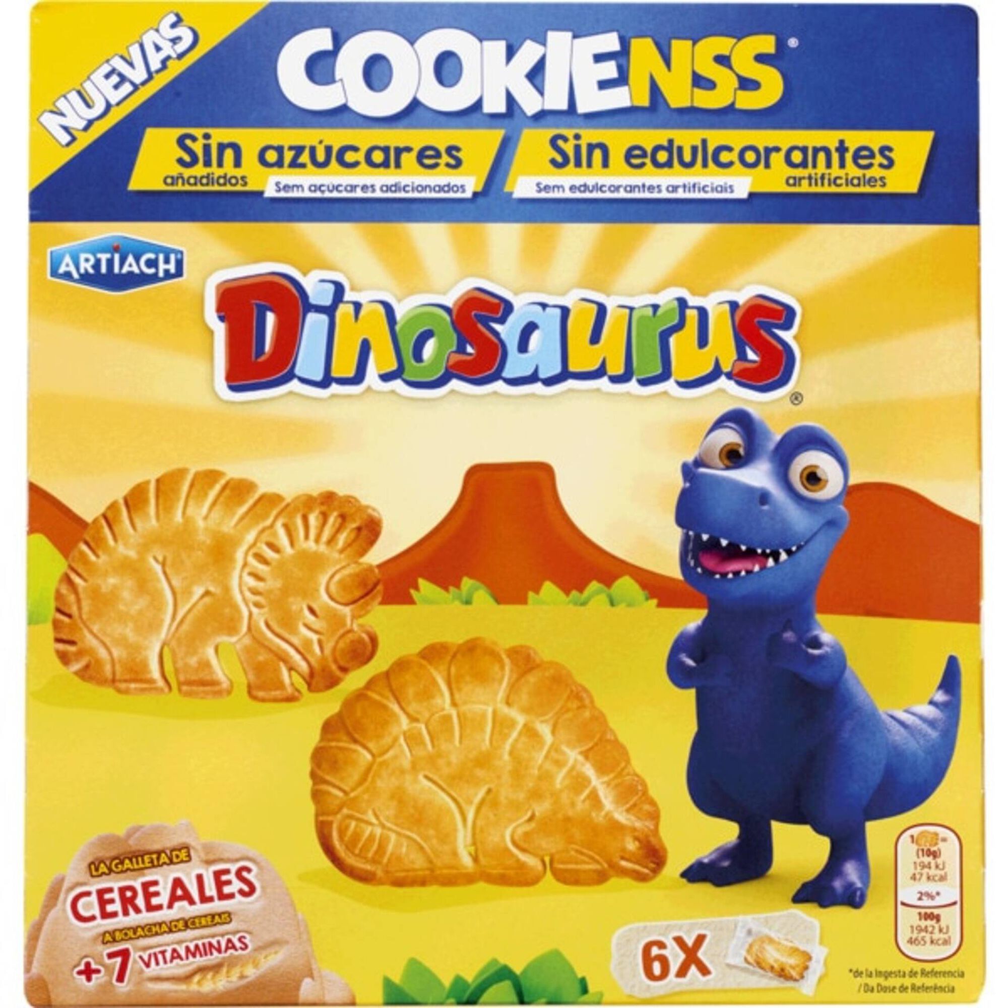 Bolachas Dinossauros sem Açúcar