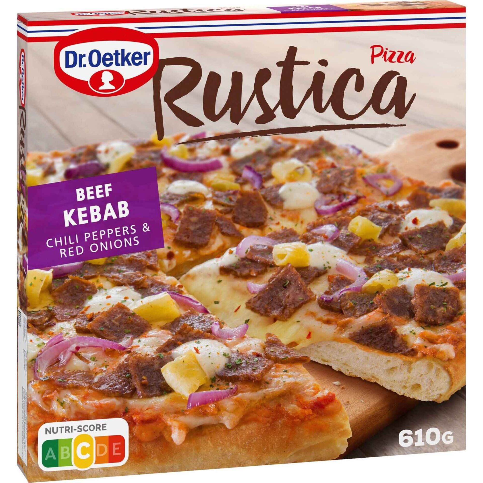 Pizza Beef Kebab Rustica