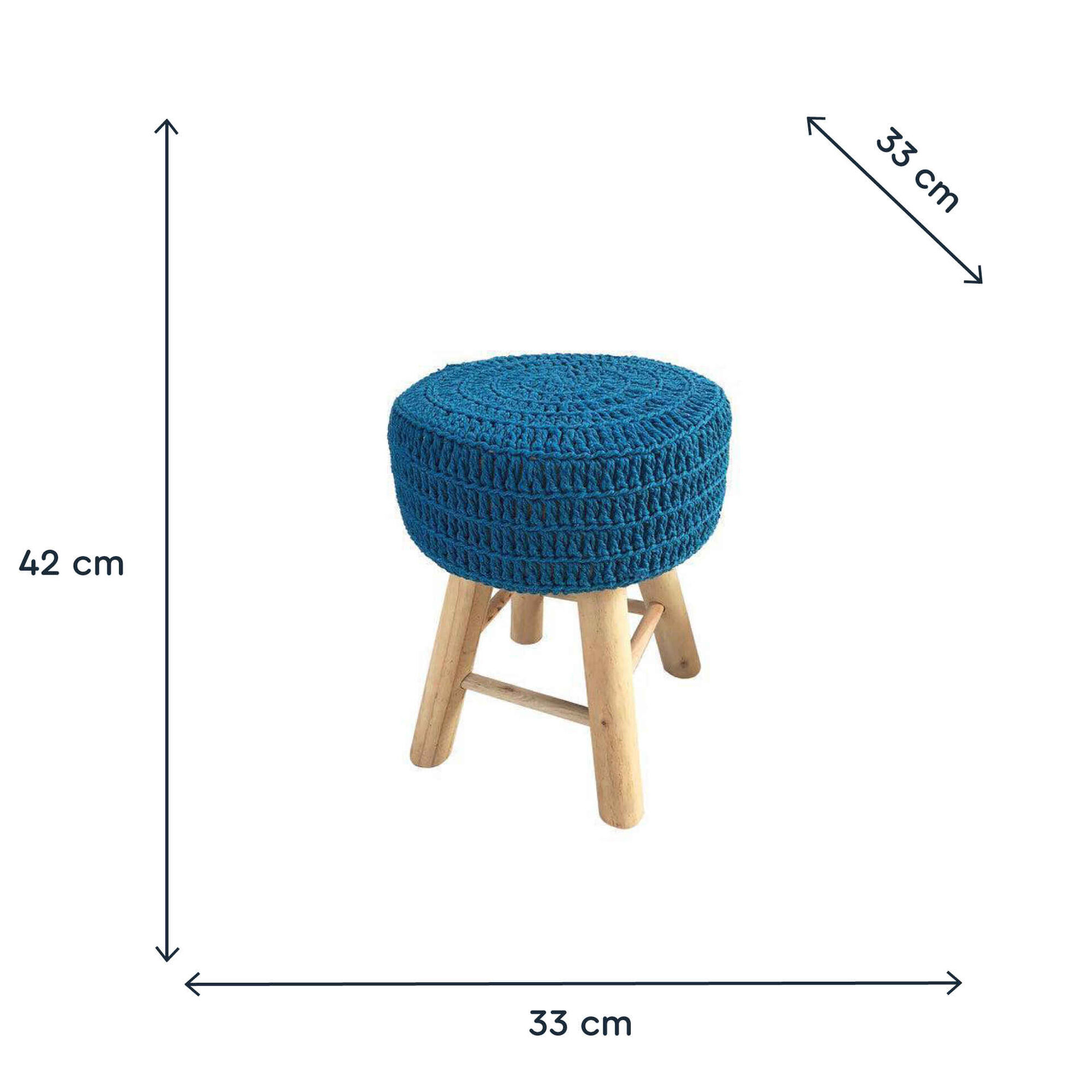 Repousa Pés Azul Mesh