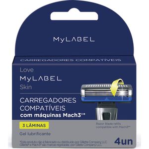 Recarga de Lâminas Compatível Mach 3 MyLabel