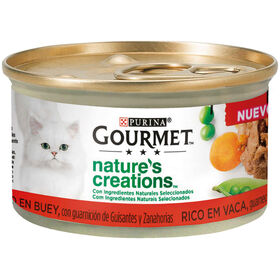 Comida Húmida para Gato Adulto Vaca Lata