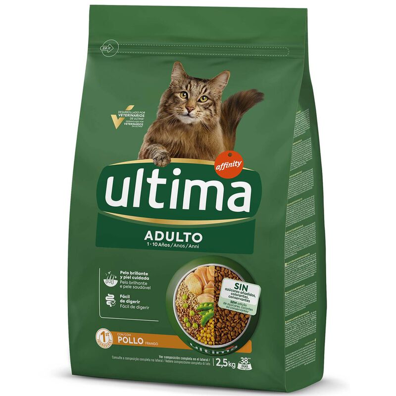 Ração para Gato Adulto Frango Affinity Ultima