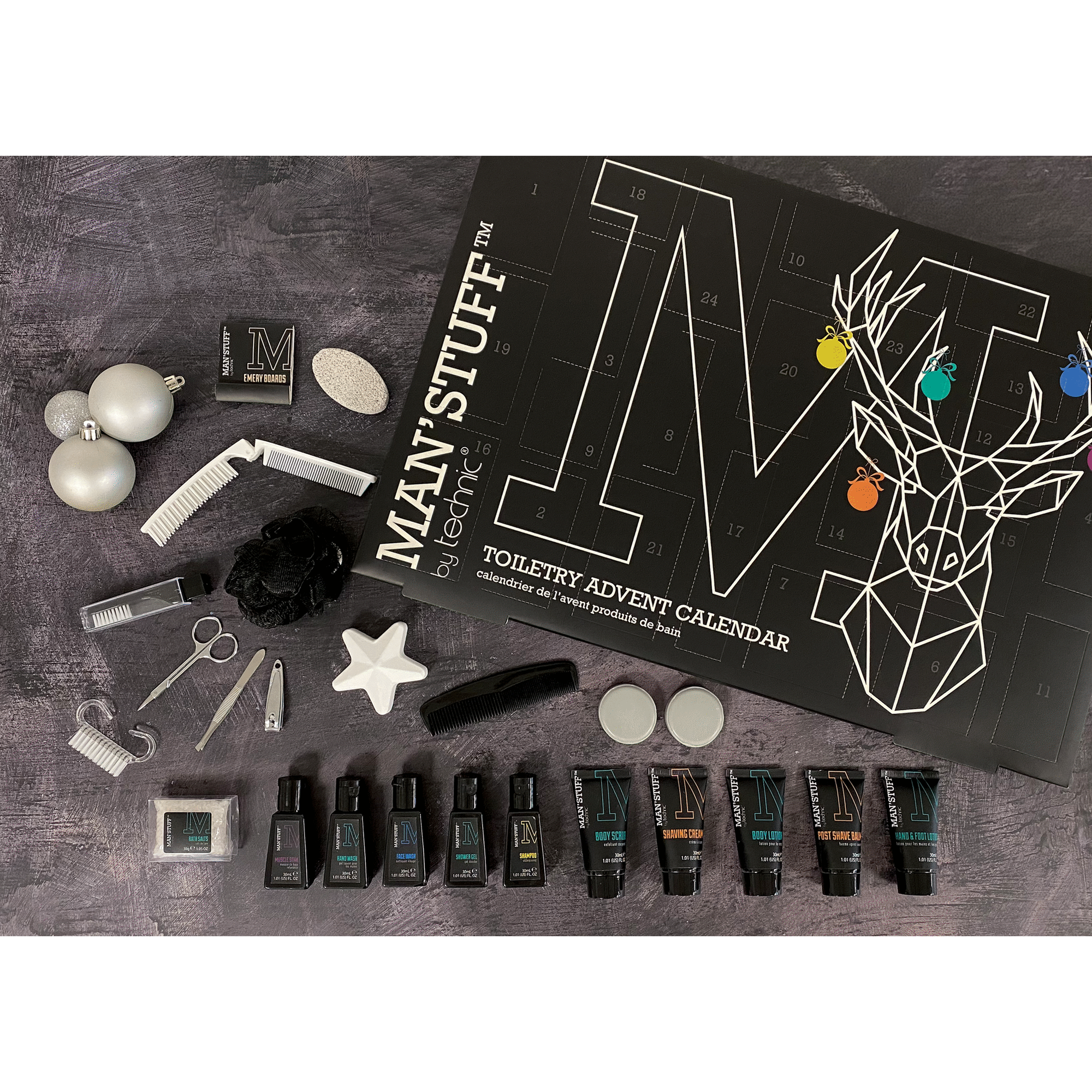 Calendário do Advento Man's Stuff Toiletry