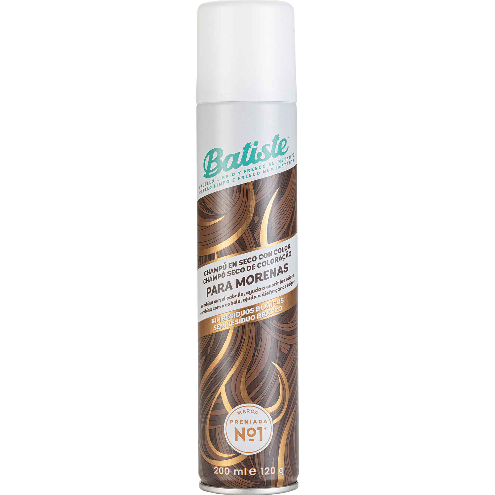 Champ&ocirc; Seco Cabelo Escuro Batiste