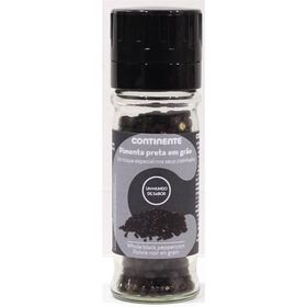 Pimenta Preta com Moinho em Frasco Continente