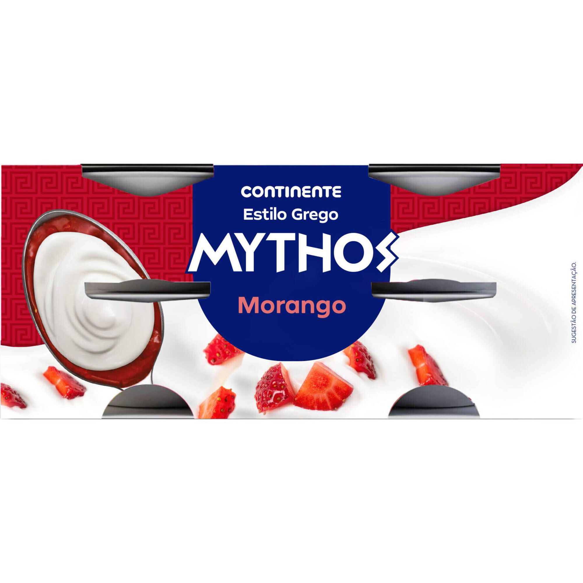 Iogurte Grego Mythos Morango Continente
