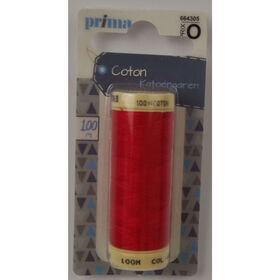 Linha Algodão Médio 100m Vermelho