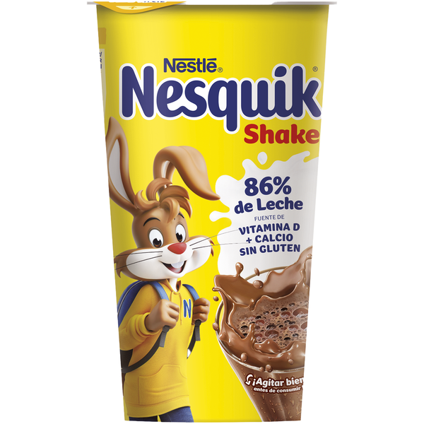 Leite Meio Gordo com Chocolate Shake Nesquik