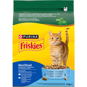 Ra&ccedil;&atilde;o para Gato Adulto Esterilizado Salm&atilde;o Purina Friskies