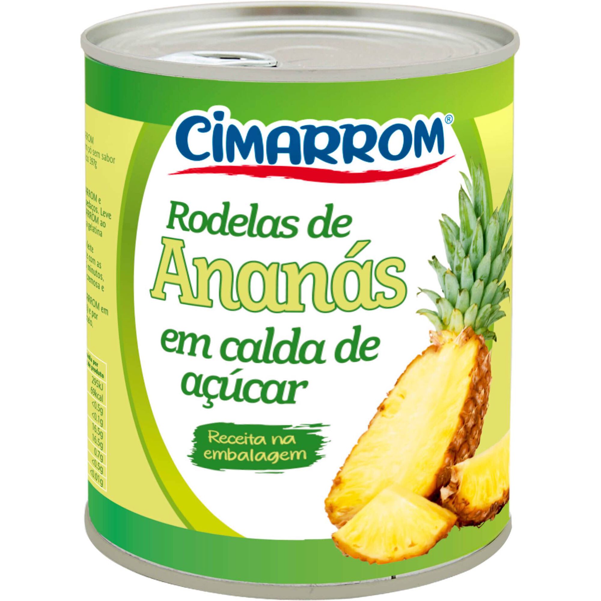 Anan&aacute;s Rodelas em Calda de A&ccedil;&uacute;car Cimarrom
