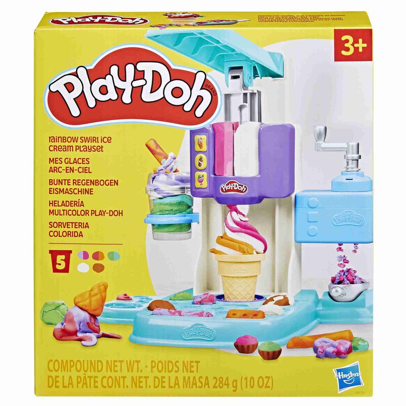 Play-Doh - Rainbow Swirl Ice Cream Playset