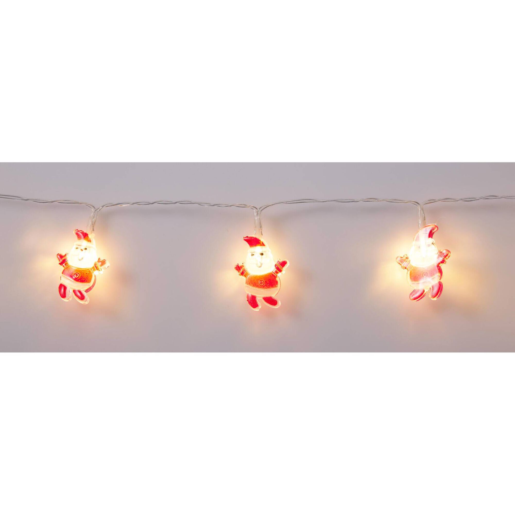 Conjunto 10 Luzes Led Pai Natal (v&aacute;rios modelos)