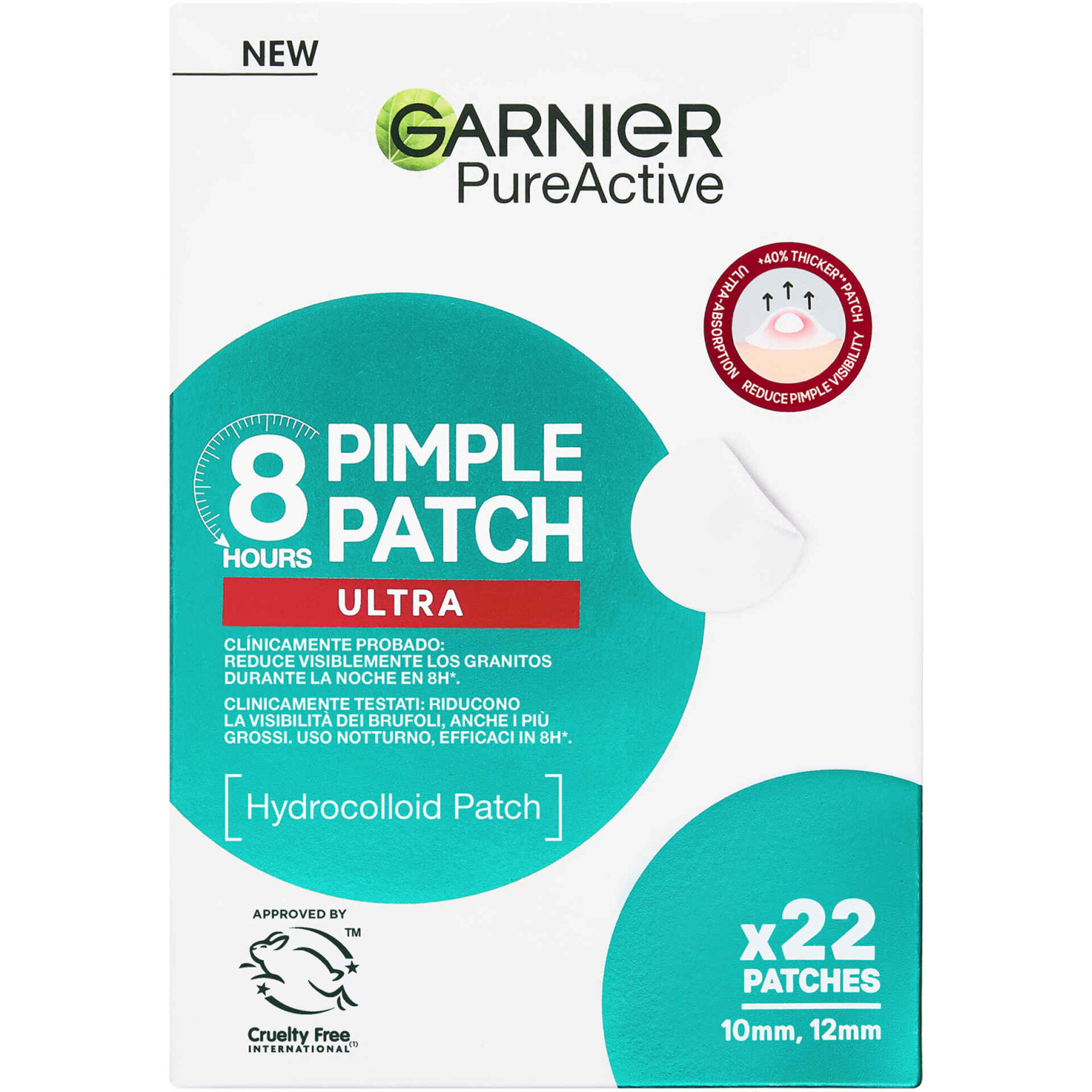 Adesivos Faciais Borbulhas Ultra Garnier Skin Active