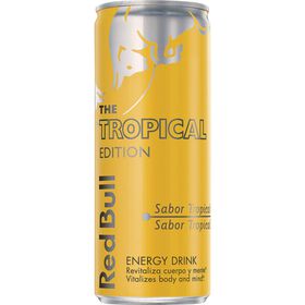 Bebida Energ&eacute;tica em Lata Gaseificada Tropical Edition Red Bull