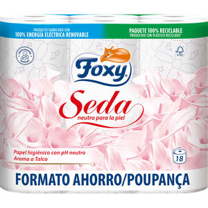 Papel Higiénico Seda Foxy
