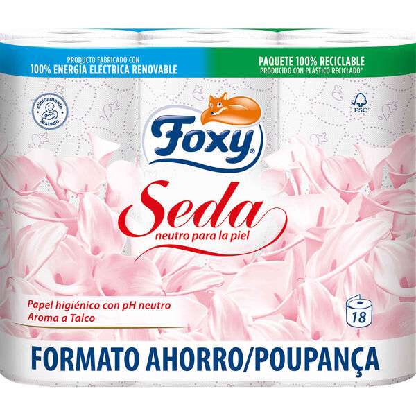 Papel Higiénico Seda Foxy