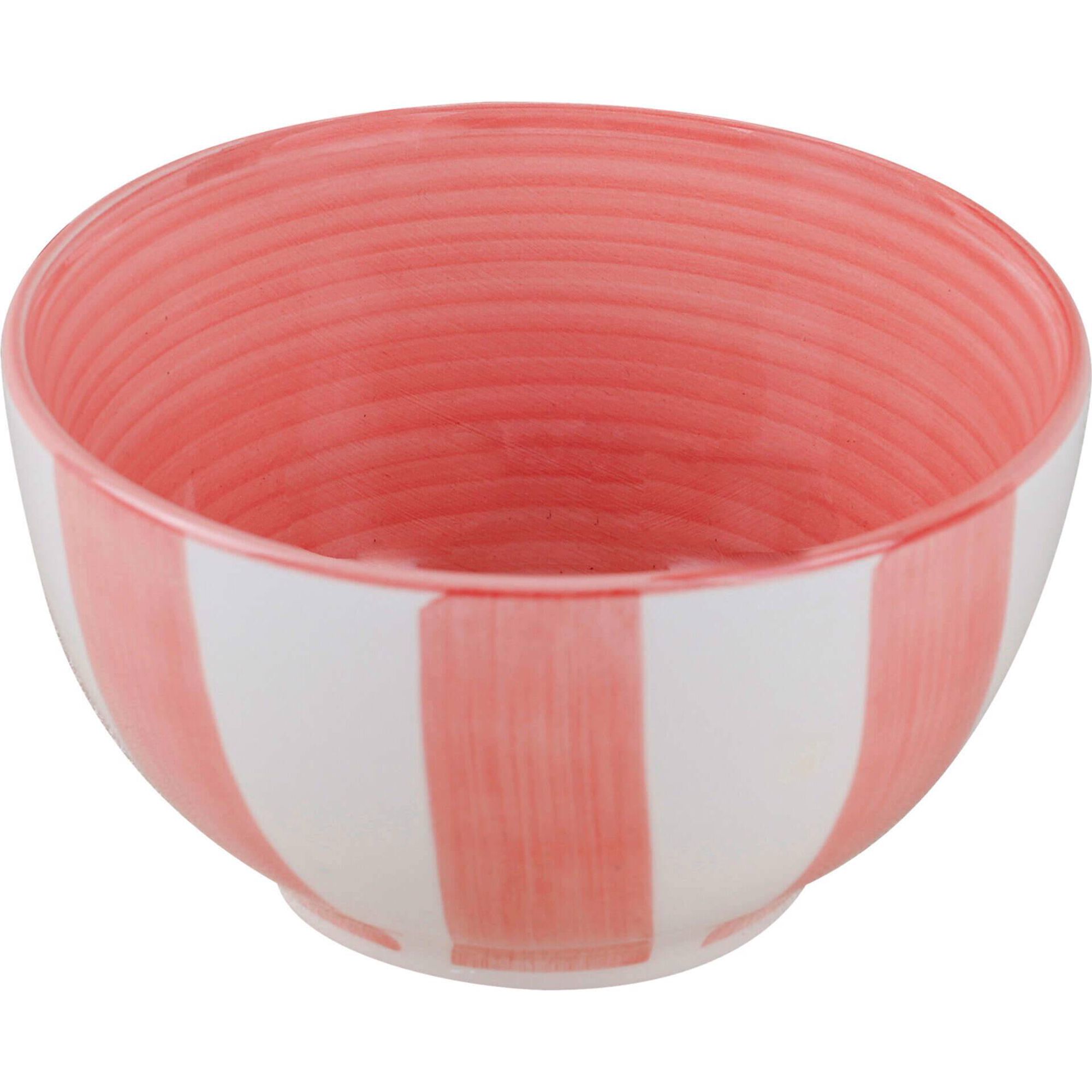 Ta&ccedil;a Sopa 14cm Riscas Rosa Kasa
