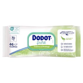 Toalhitas Bebé Pure Calma e Protege Aloe Vera Toalhitas Bebé Pure Calma e Protege Aloe Vera