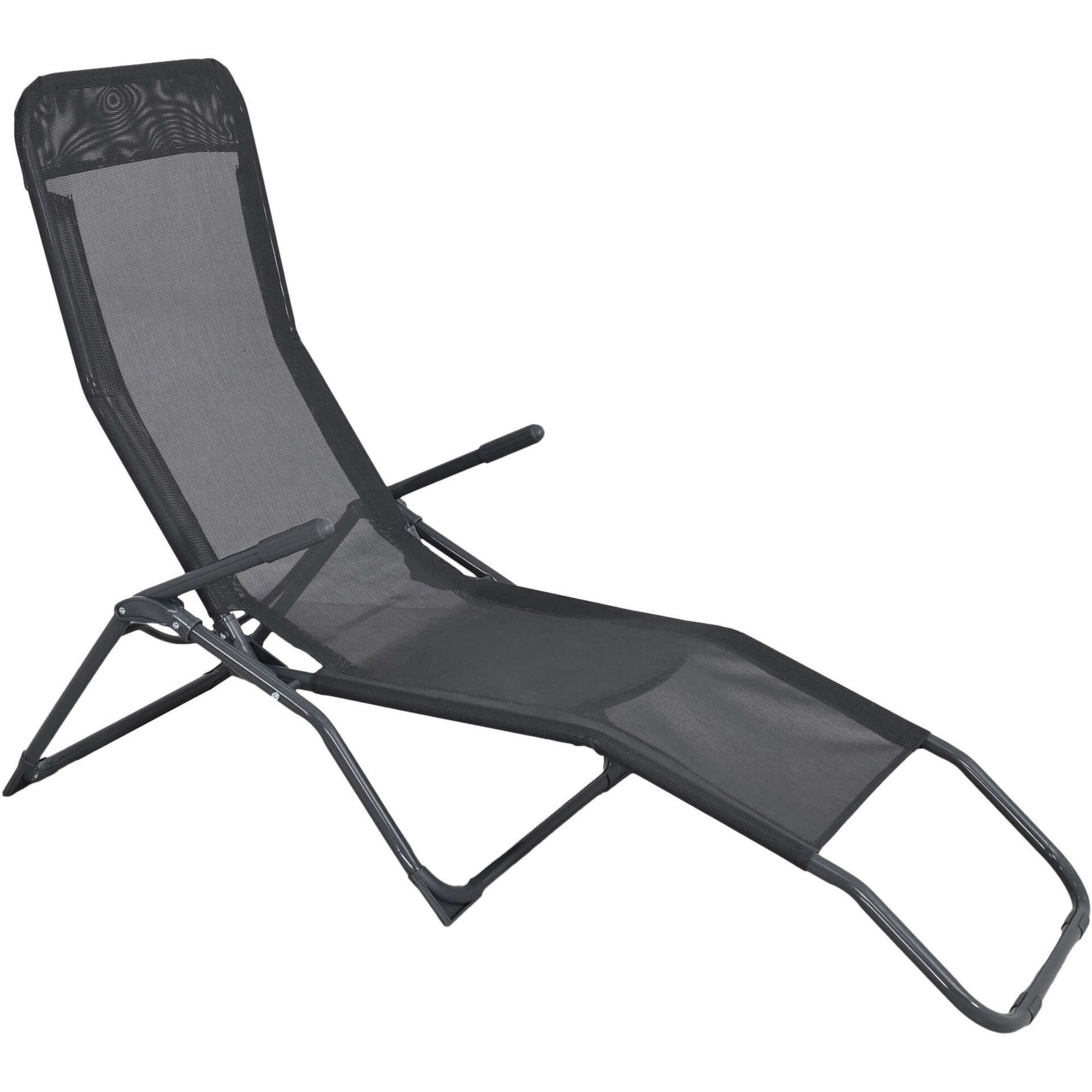 Espregui&ccedil;adeira Cinza Ibiza II Kasa