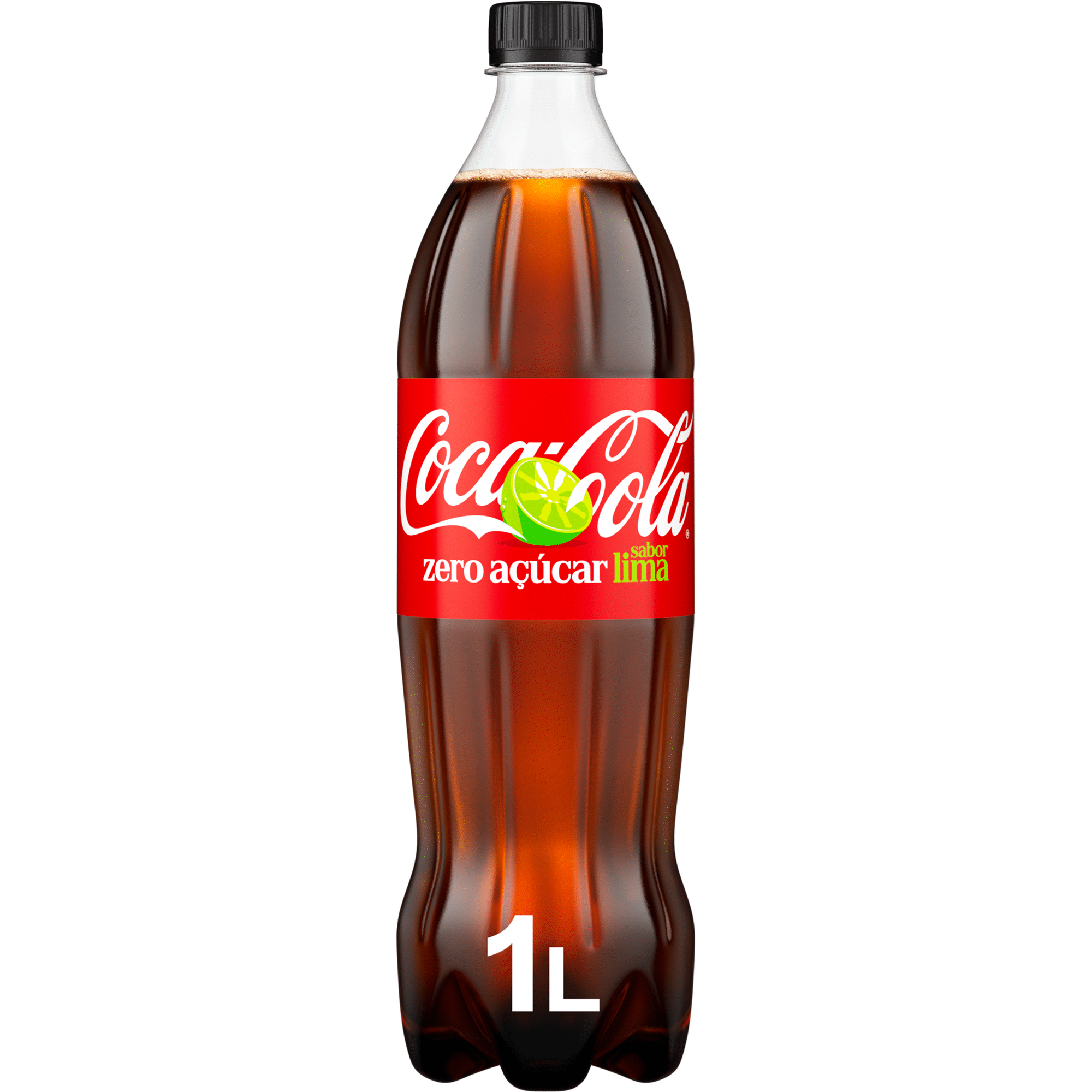 Refrigerante com G&aacute;s Cola Zero Lima Coca-Cola