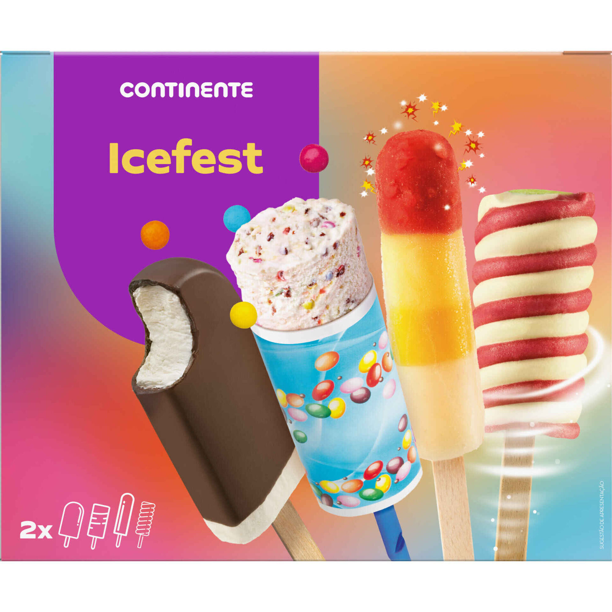 Gelados Icefest Infantil Continente