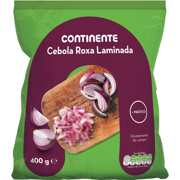 Cebola Roxa Laminada Continente