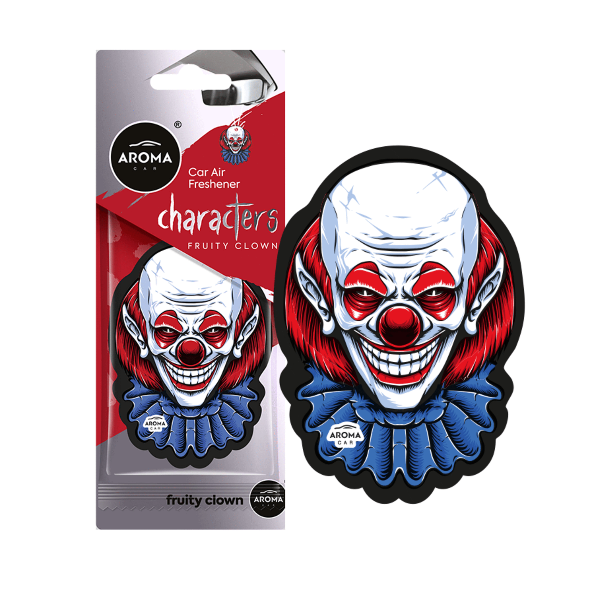 Ambientador Auto Pendurar Cartão Fruity Clown