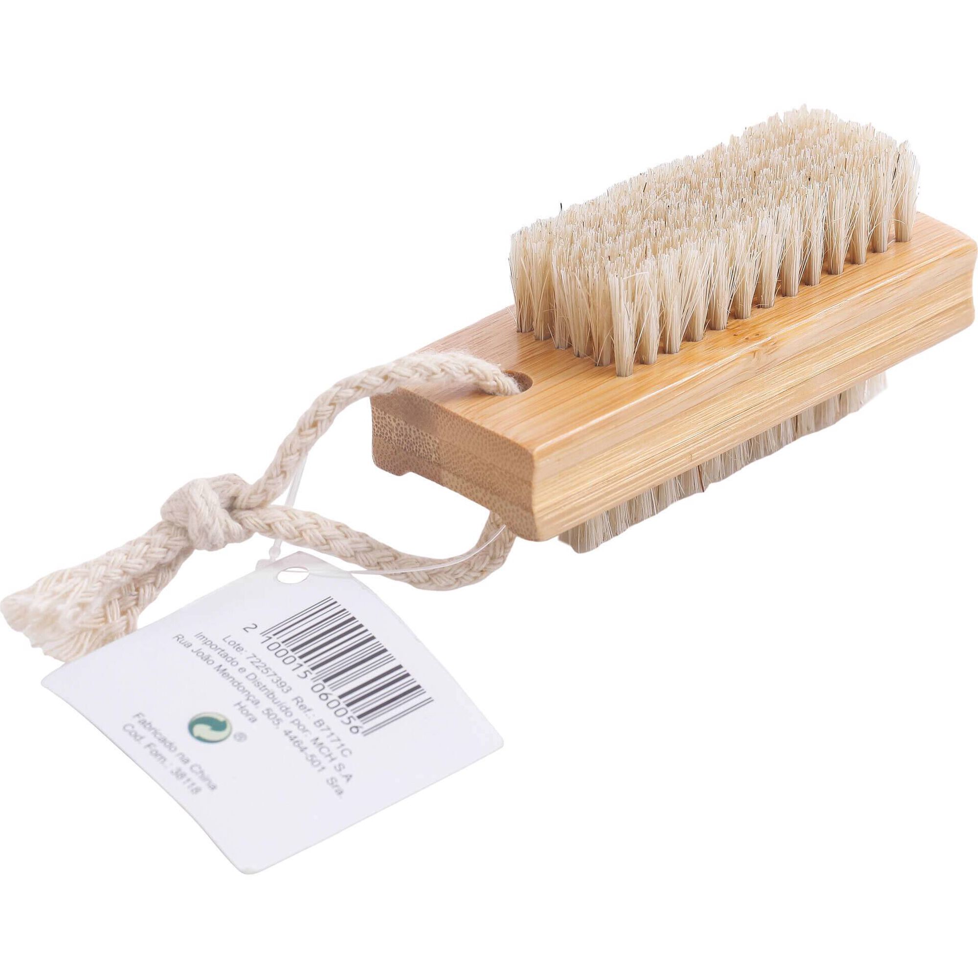 Escova de M&atilde;os em Bamboo Bazar&atilde;o