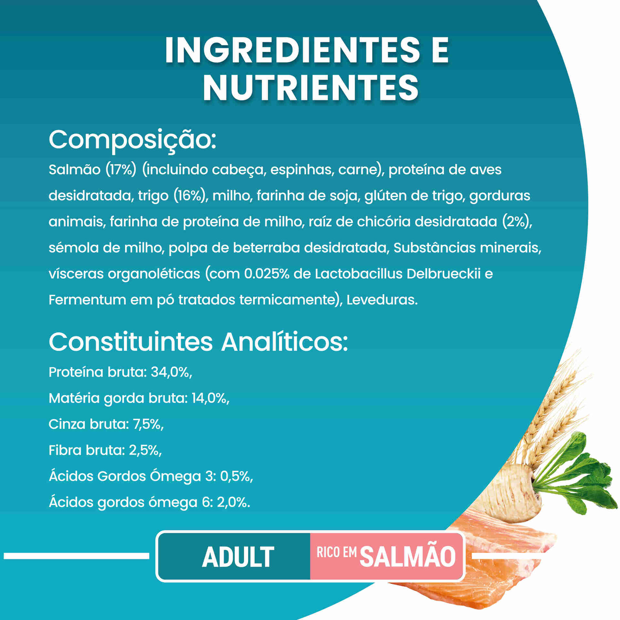 Ração para Gato Adulto Salmão
