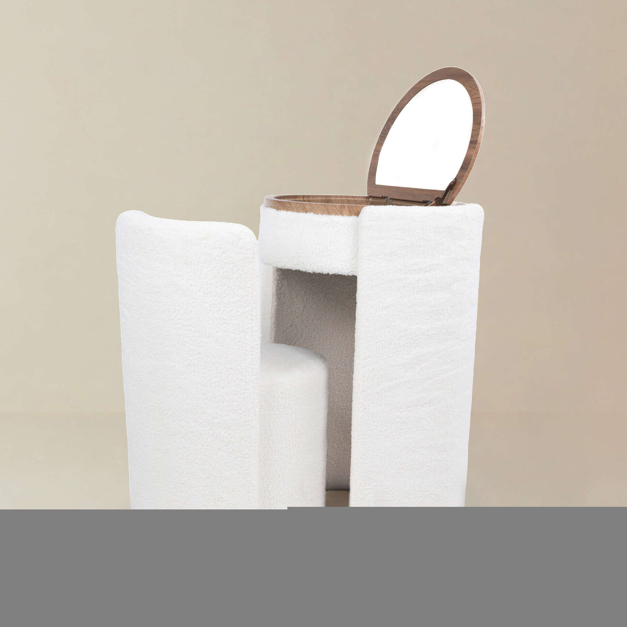 Conjunto Toucador, Espelho e Cadeira Kasa